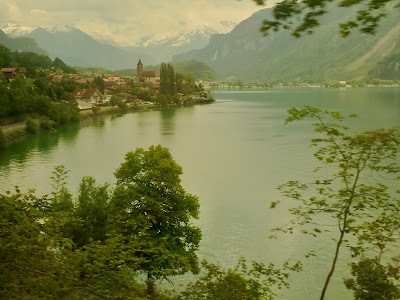 Lovely Swiss Lakeside Villages Golden Pass Train Switzerland