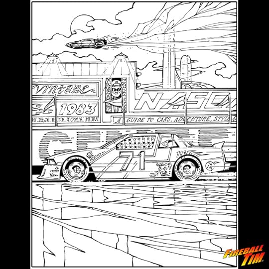 Nascar Concept Art by Fireball Tim Garage