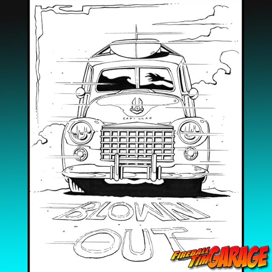 Cadillac Woodie Concept Art by Fireball Tim Garage