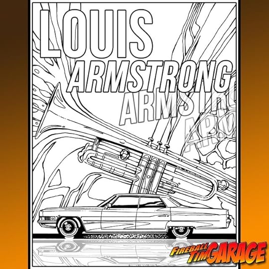 Louis Armstrong Cadillac Concept Art by Fireball Tim Garage