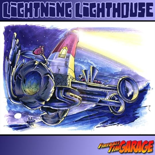 Lightning Lighthouse Concept Art by Fireball Tim Garage
