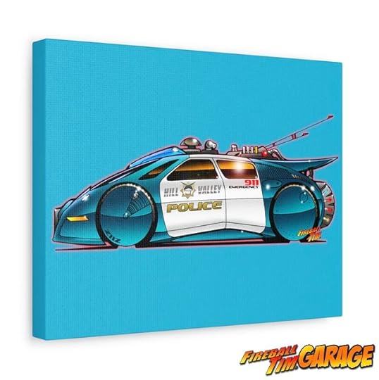 Back to the Future Concept Art by Fireball Tim Garage