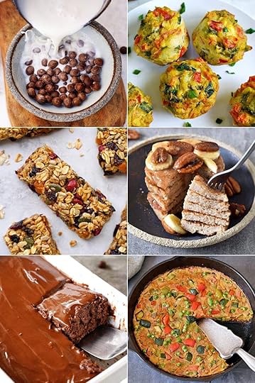 Collage vegan breakfast recipes