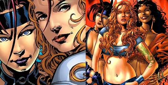 Jennifer Kale and fellow witches Topaz and Satana.