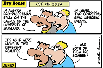 Dry Bones cartoon, war, Gaza, Oct7, Palestinians, Iran, Hamas, Demonstrations, America, Israel, Maryland, Hostages,