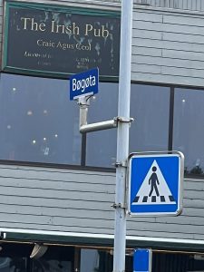 Sign depicting the Torshavn Irish Pub