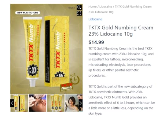 tattoo numbing cream