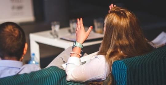 Disengaged employees explaining employee engagement to their boss
