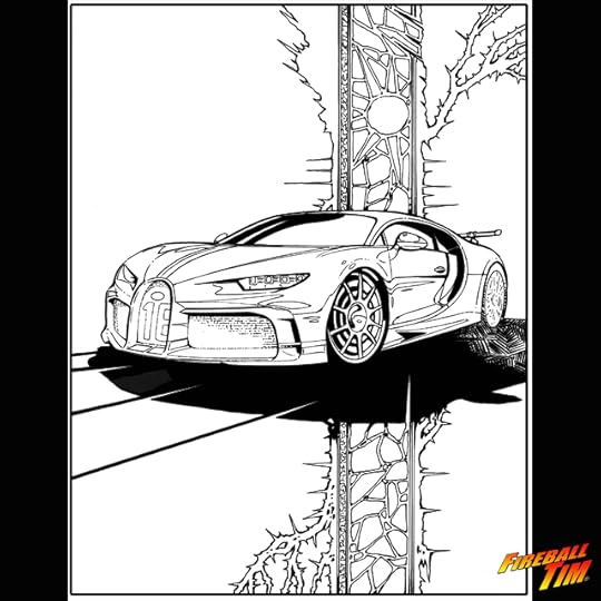 Bugatti Concept Art by Fireball Tim Garage