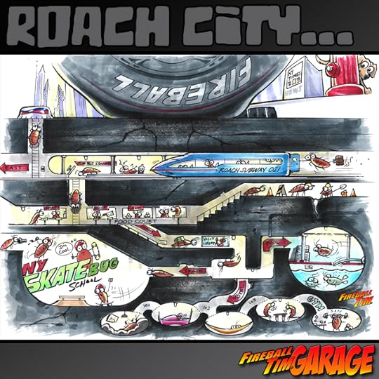 Roach City Concept Art by Fireball Tim Garage