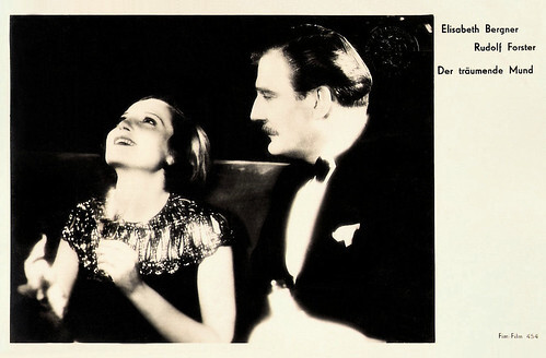Elisabeth Bergner and Rudolph Forster in Der träumende Mund