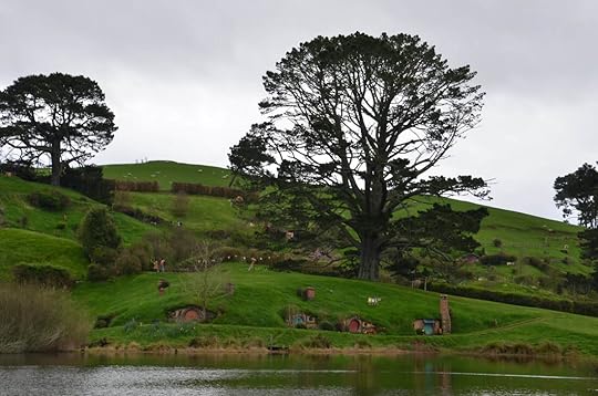 The Hobbiton set in New Zealand (Credit: Joe Ross, CC-by-SA-2.0)