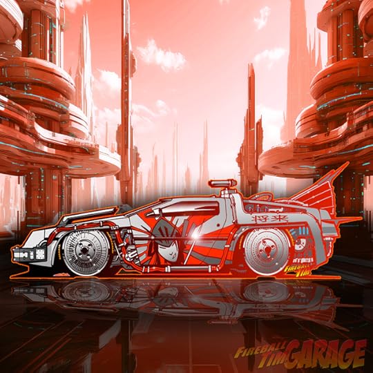 JDM Delorean Concept Art by Fireball Tim Garage