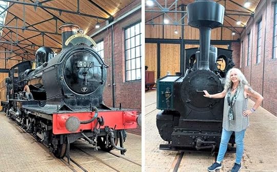 The Cambrian Coast Express at The Vale of Rheidol Railway Engine Shed and Museum 