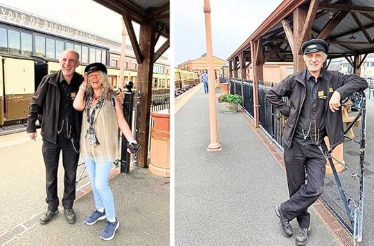 All aboard The Vale of Rheidol steam train!