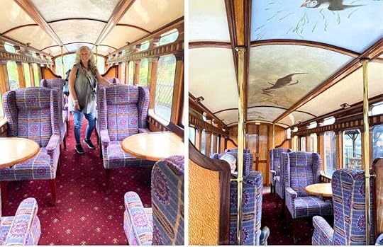 Stepping into the carriage I had a feeling of stepping back in time 