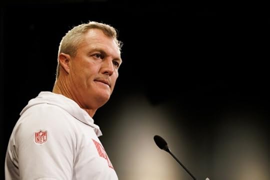 San Francisco 49ers General Manager John Lynch speaks during a press conference on Tuesday, Sept. 3, 2024, in Santa Clara, Calif. (Dai Sugano/Bay Area News Group)