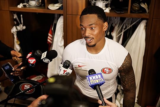 San Francisco 49ers cornerback Deommodore Lenoir speaks in the locker...