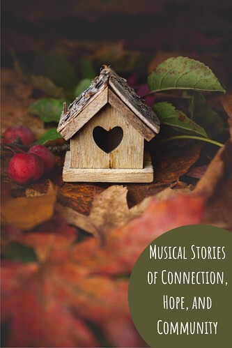 birdhouse in autumn. From Musical Stories of Connection, Hope, and Community
