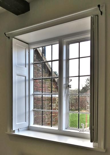 A February view of the garden at Chawton Cottage, Jane Austen’s House Museum, from Jane’s bedroom window