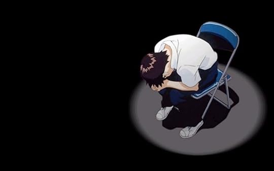 shinji ikari sit depressed chair chitose