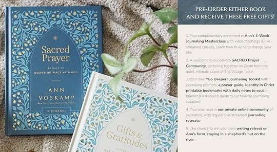 free gifts from ann voskamp with new prayer journals