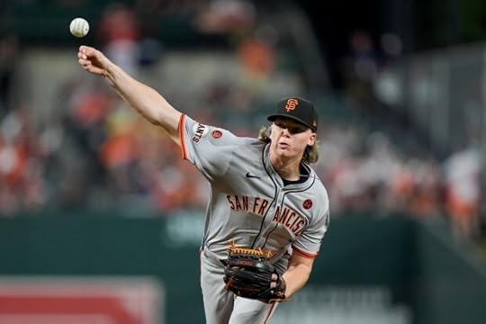 San Francisco Giants starting pitcher Hayden Birdsong delivers during the first inning of a baseball game against the Baltimore Orioles, Wednesday, Sept. 18, 2024, in Baltimore. (AP Photo/Stephanie Scarbrough)