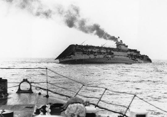 Sinking of HMS Courageous, 17 September 1939 (public domain via WW2 Database)