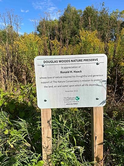 Ronald Haack dedication sign