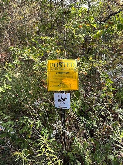 posted hunting sign
