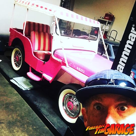 Elvis Pink Jeep Fireball Tim