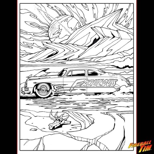 Hudson Hornet Sketch by Fireball Tim