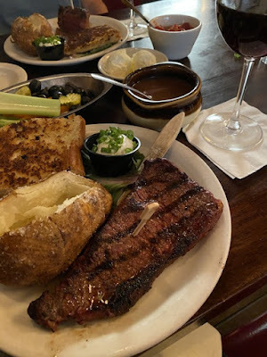 top sirloin plate at Shaw's Steakhouse & Tavern in Santa Maria, California