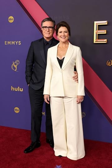 Stephen Colbert and Evelyn McGee-Colbert attend the 76th Primetime Emmy Awards