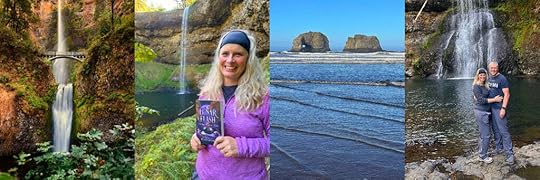 oregon coast with best selling paranormal women's fiction book author Blair Bryan
