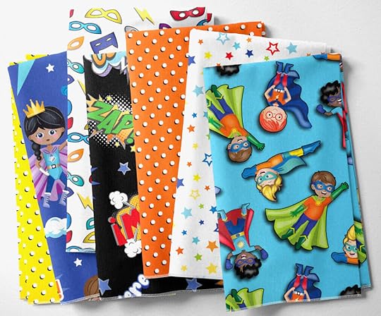 My Hero Superhero Fabrics now available at Nancy Zieman Productions at ShopNZP.com