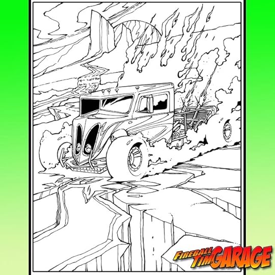 Excalibur Custom Truck Concept Art by Fireball Tim Garage