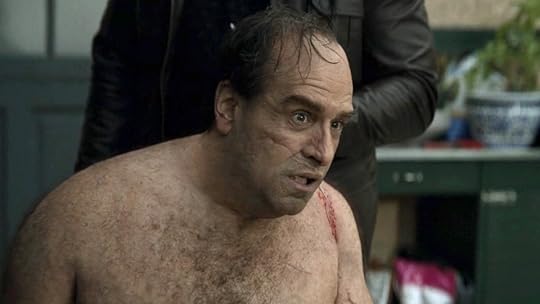 A naked Oz Cobb sitting in a chair looking distressed on The Penguin. For Max password sharing article.