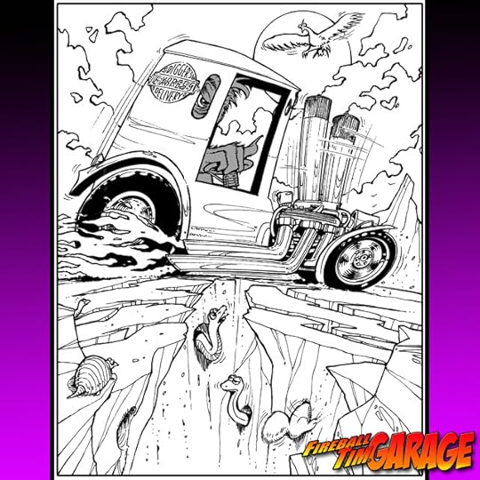 Ed Roth Concept Art by Fireball Tim Garage