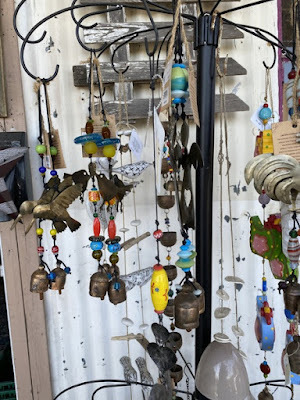 new wind chimes at Deja Vu Antique Mall in Orcutt, California