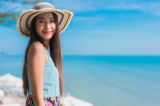 mom on vacation at timeshare