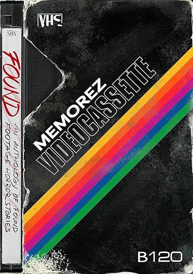 cover of found horror anthology book that looks like a vhs tape