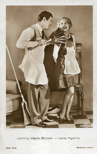 Johnny Mack Brown and Leila Hyams