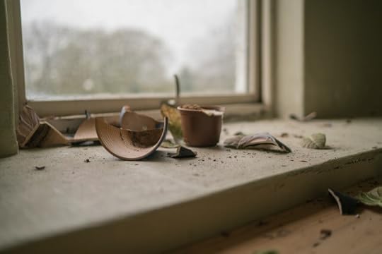 Broken pottery. you will f*ck it up