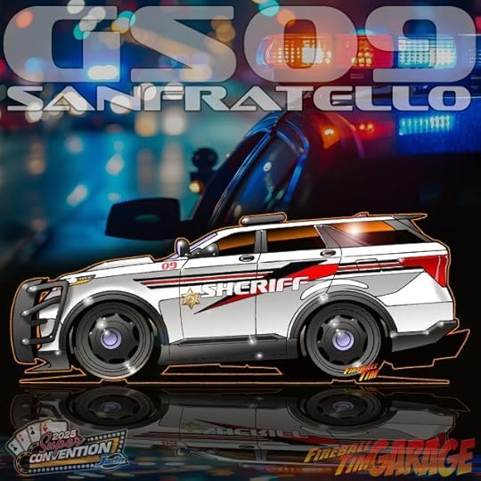 Ford Explorer Police Car Concept Art by Fireball Tim Garage
