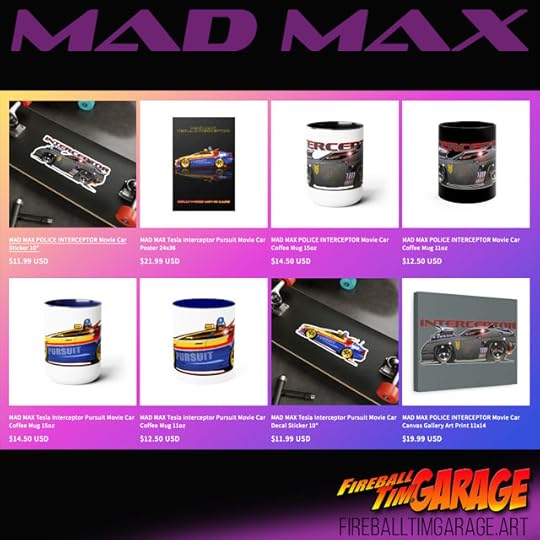 Mad Max Concept Art by Fireball Tim Garage