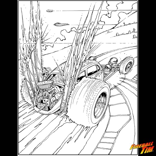 Rat Rod Bug Concept Art by Fireball Tim Garage