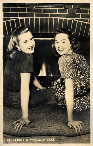 Rosemary Lane and Priscilla Lane