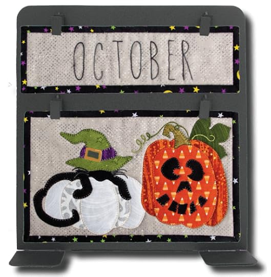 Patch Abilities Calendar Applique Wall Hanging Patterns & Hardware: October available at Shopnzp.com