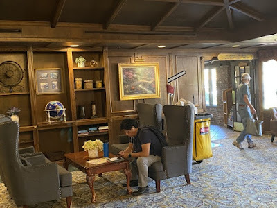 lobby at Historic Santa Maria Inn in Santa Maria, California